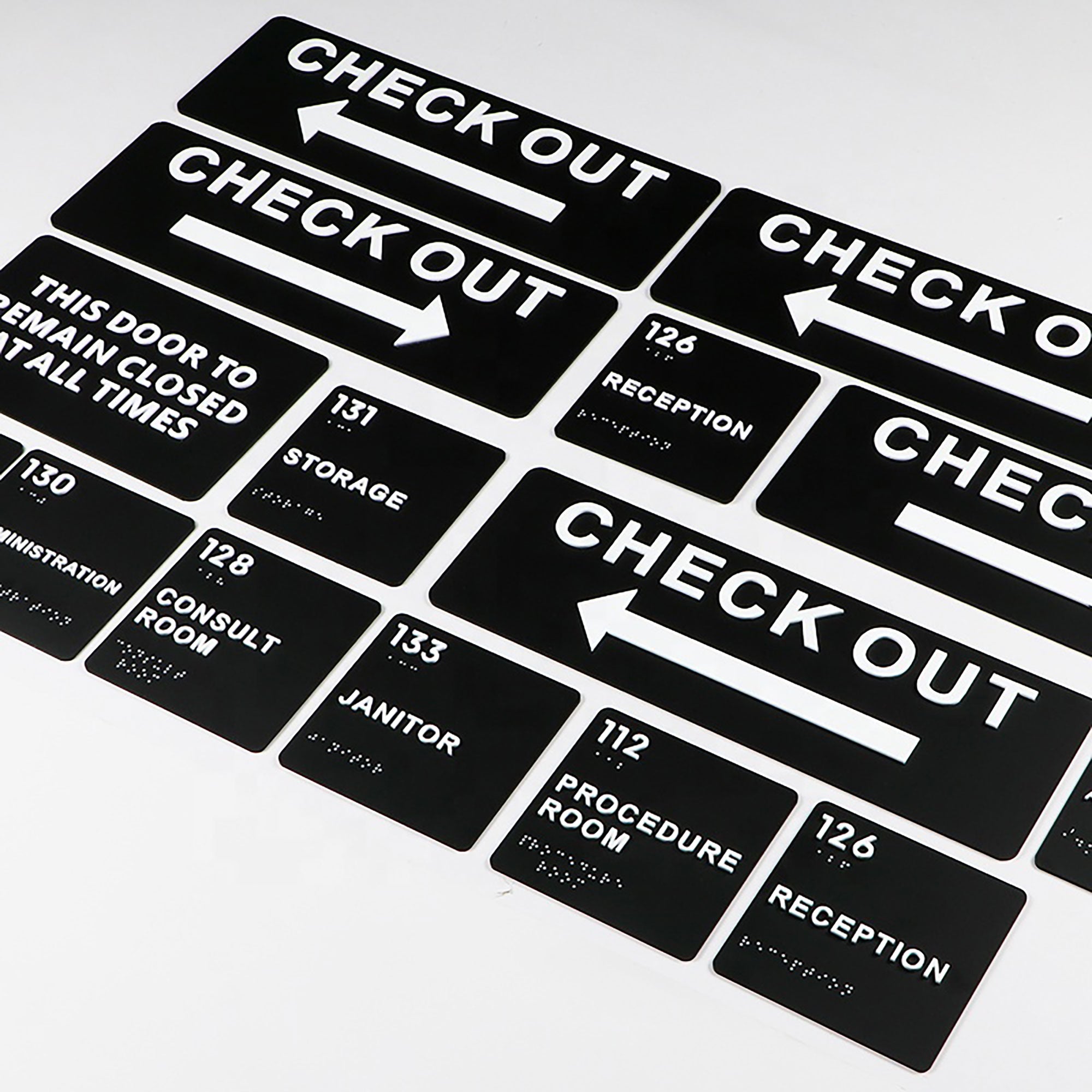 Custom Braille Signs | ADA Compliant Tactile Signage for Office, Hotel & Public Spaces