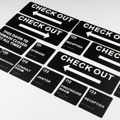 Custom Braille Signs | ADA Compliant Tactile Signage for Office, Hotel & Public Spaces