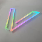 Business faux acrylic neon sign letters waterproof RGB LED letters sign decor for shop bar store