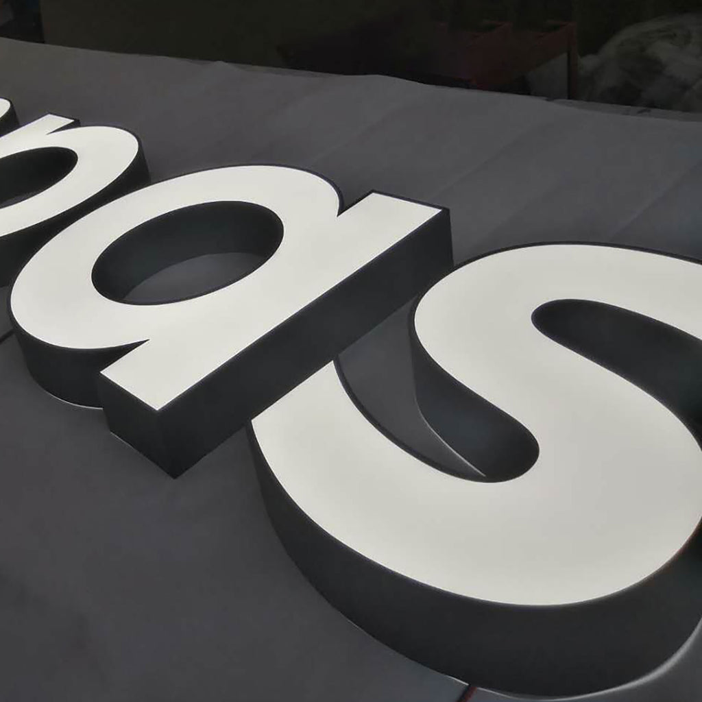 RGB LED SUS Channel Letter Lights  With Trimcap