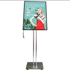 Portable Ultra-Thin LED Lightbox – Free Standing Tempered Glass Display Board for Menus, Promotions, Shops & Restaurants