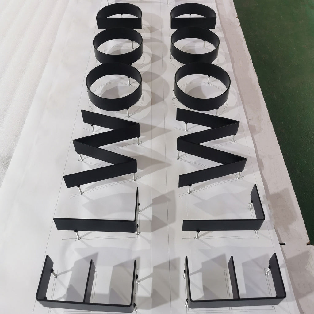 Custom Stud-Mounted Cut Letters – Premium Stainless Steel, Aluminum or Acrylic Signage for Storefronts, Offices, Restaurants and Retail Spaces