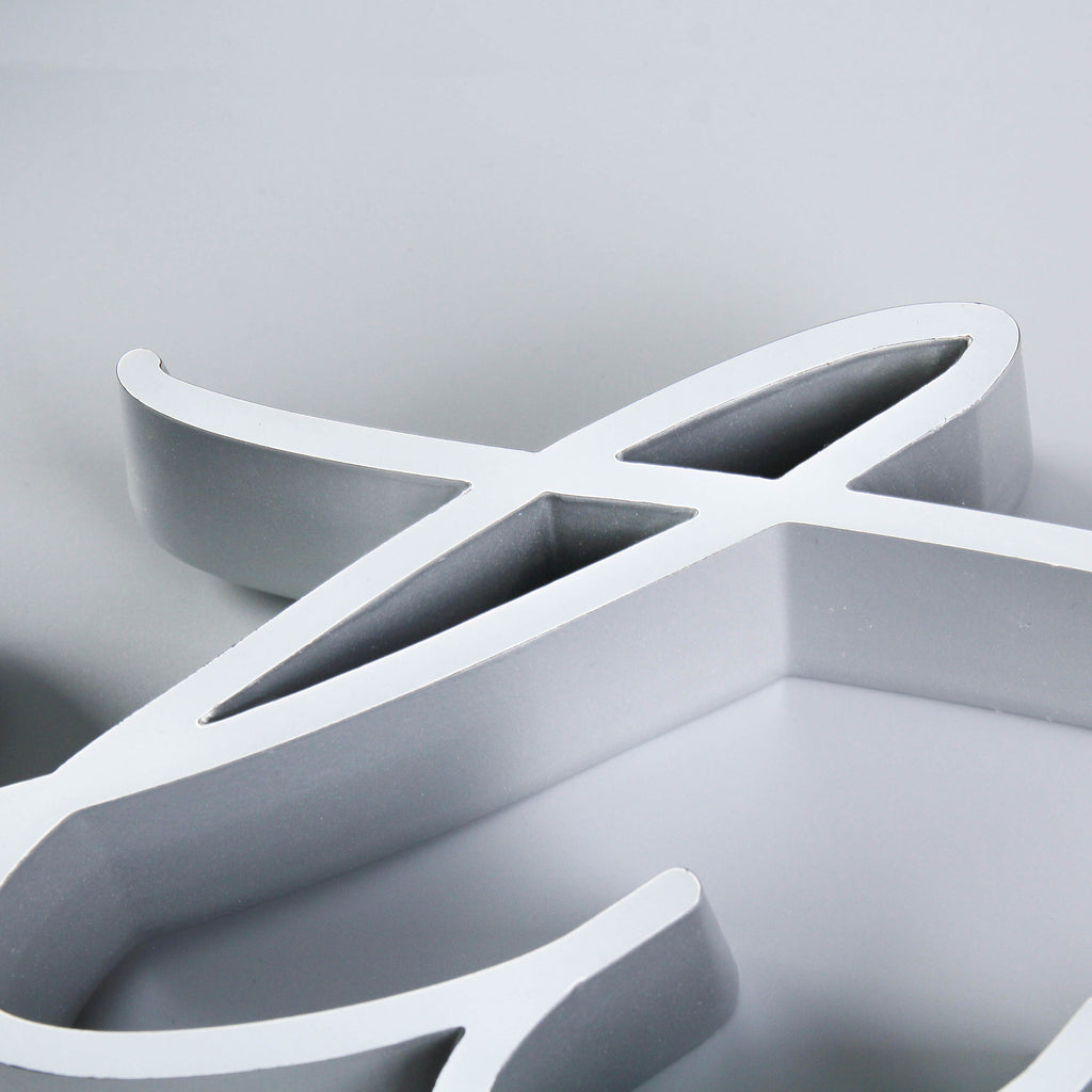 Ultra-Thin Mini Acrylic Letters | Front-Lit Slim LED Acrylic Signs | Custom Thin Line Logo Signage for Indoor Branding