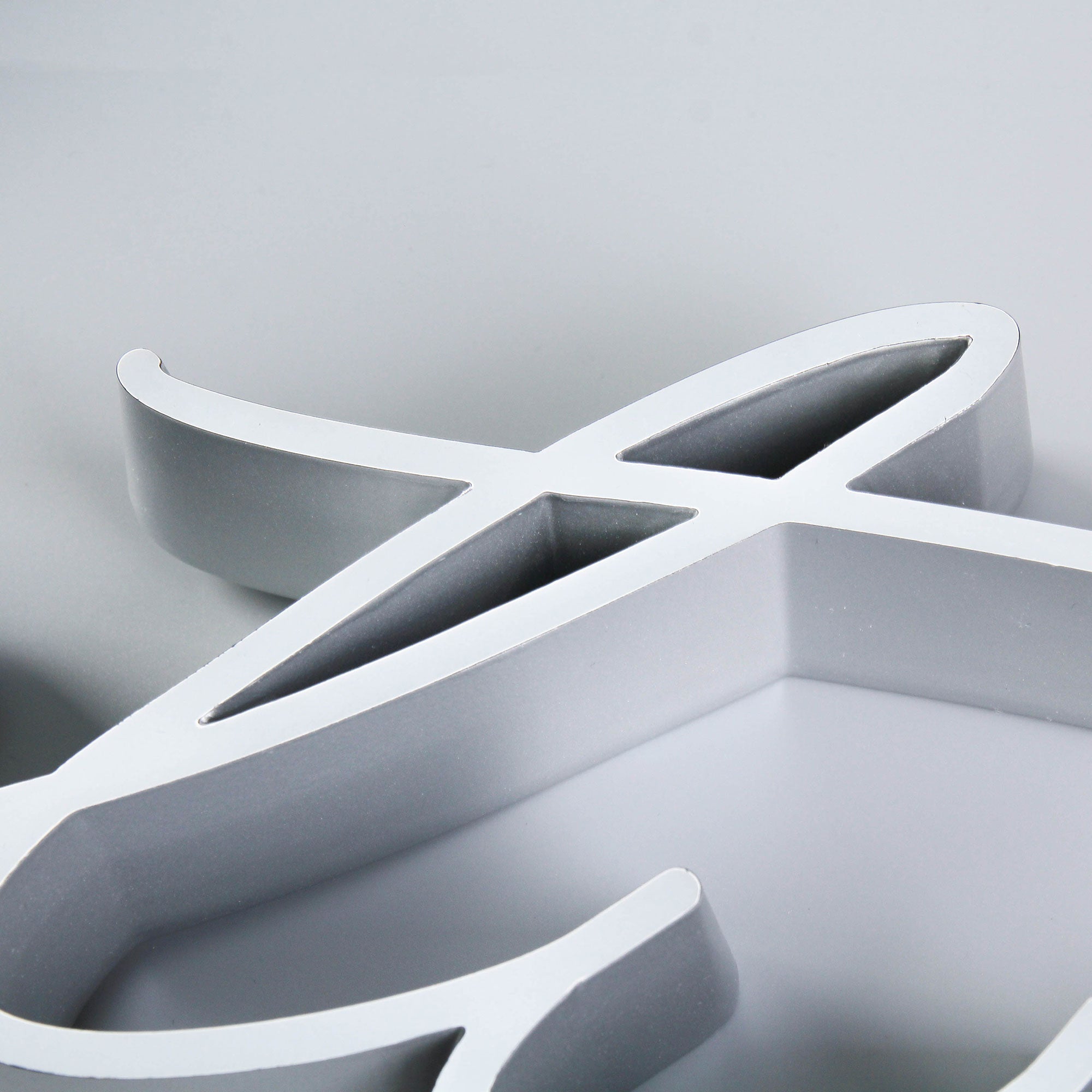 Ultra-Thin Mini Acrylic Letters | Front-Lit Slim LED Acrylic Signs | Custom Thin Line Logo Signage for Indoor Branding