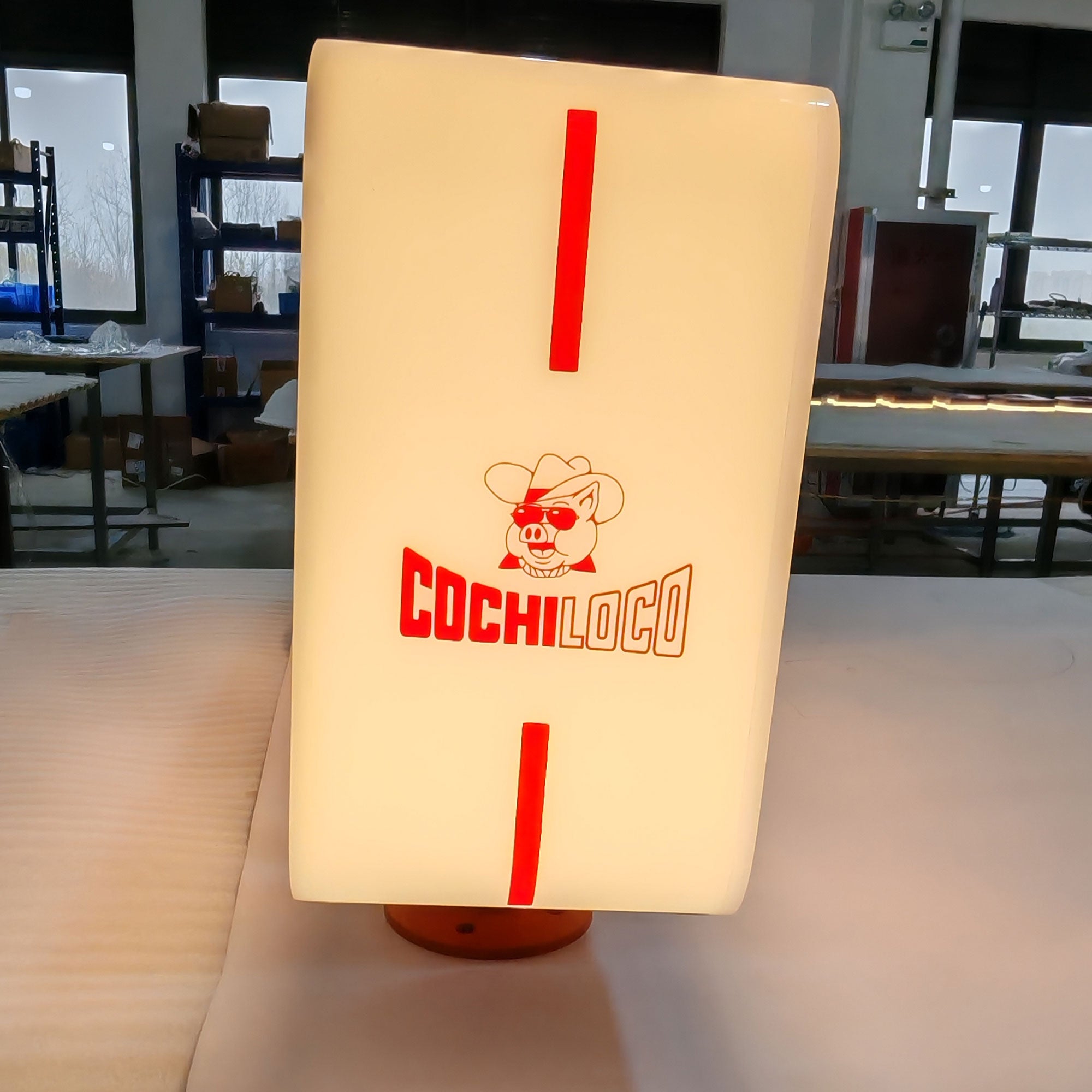 Acrylic 3D Light Sign, Custom Logo LED Display, Illuminated Business Light Box, Outdoor Advertising Display Sign, Full Illuminated Lighted Box Main image