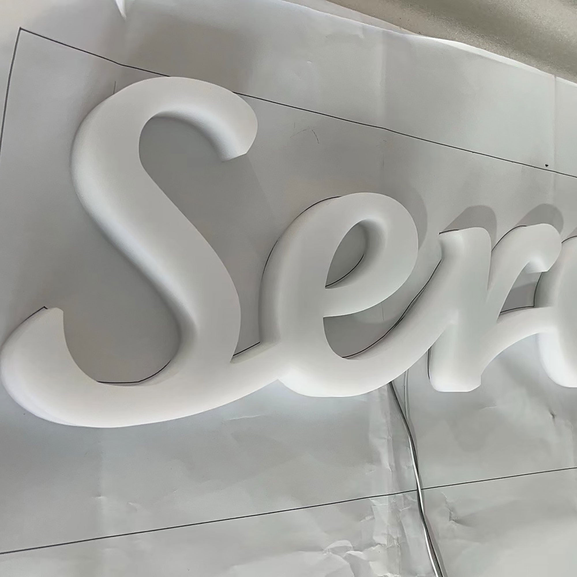 Custom Name Sign Personalized Illuminated Acrylic Sign for Company Wall Decor Led Full Lit Letters Office Name Sign Secondary image