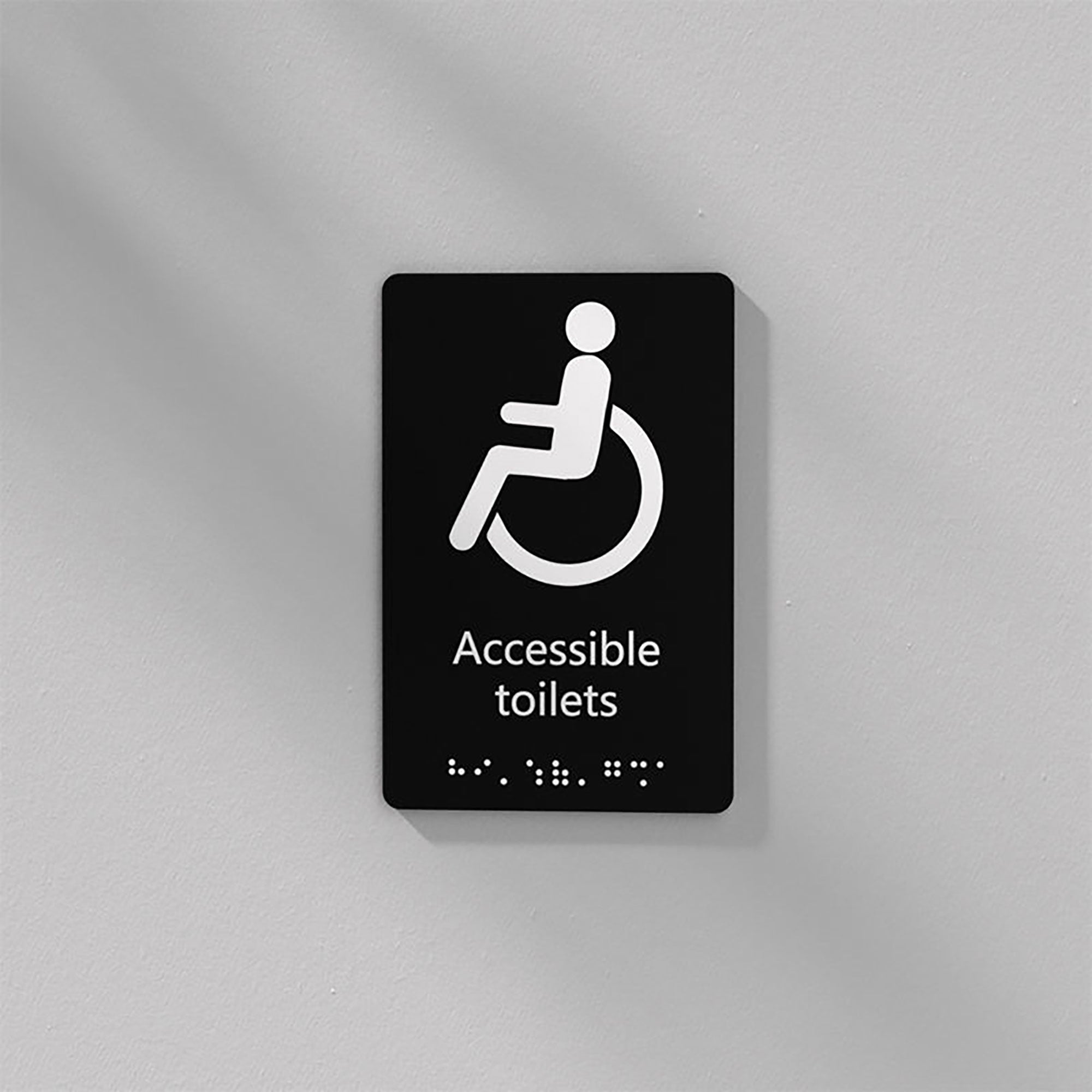 Custom Acrylic Braille Signs – Modern, Durable, Accessible, Indoor/Outdoor, Tactile Wayfinding for Offices, Hotels, Restaurants, Schools, Public Spaces Main image