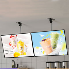 Hanging LED Ultra-Thin Light Box Aluminum Frame Poster Box Restaurant Menu Display Lightbox
