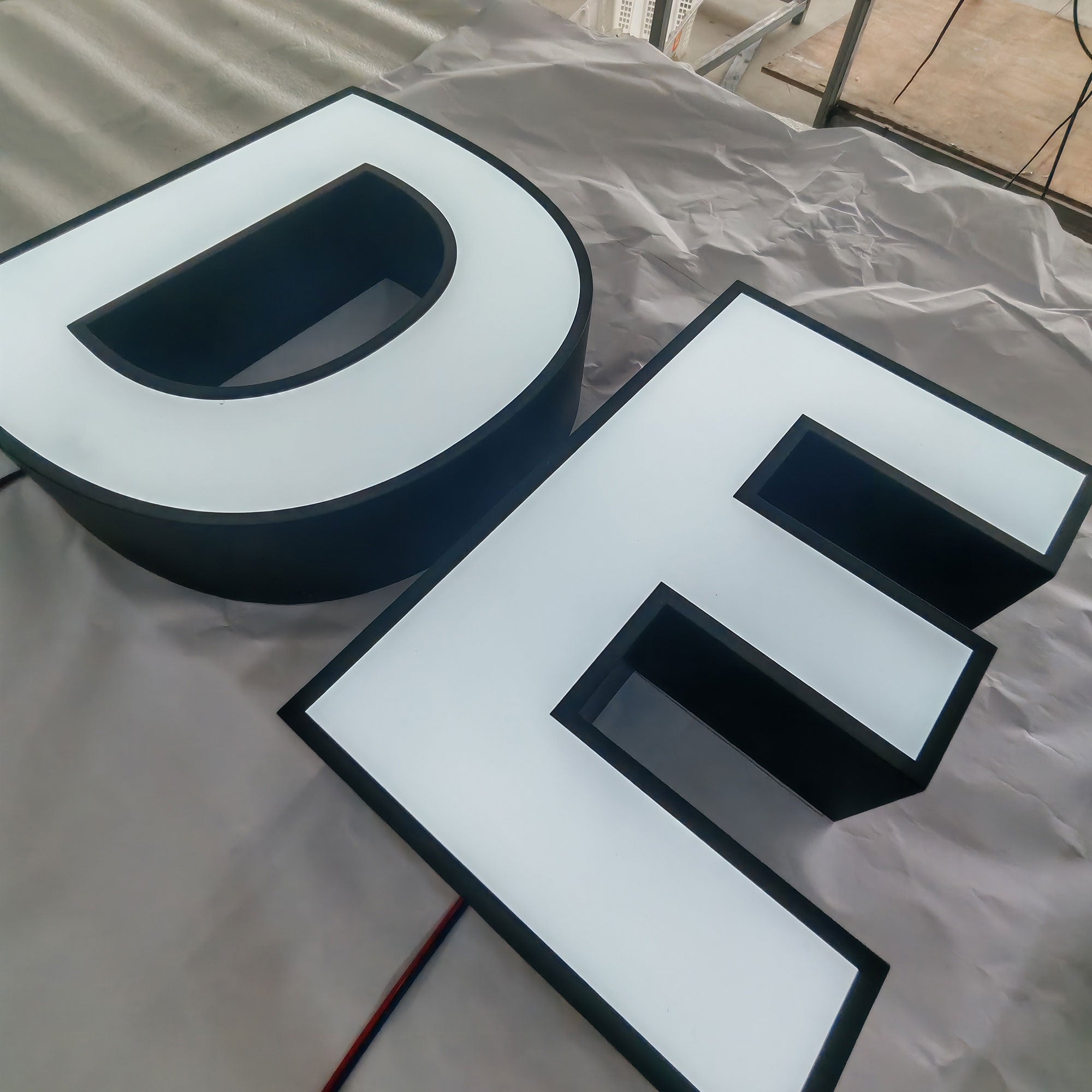 Custom Frontlit Sign, 3D Wall sign, Led Illuminated Sign, Store Front Sign, Outdoor Logo Sign, Custom Led Letters Sign