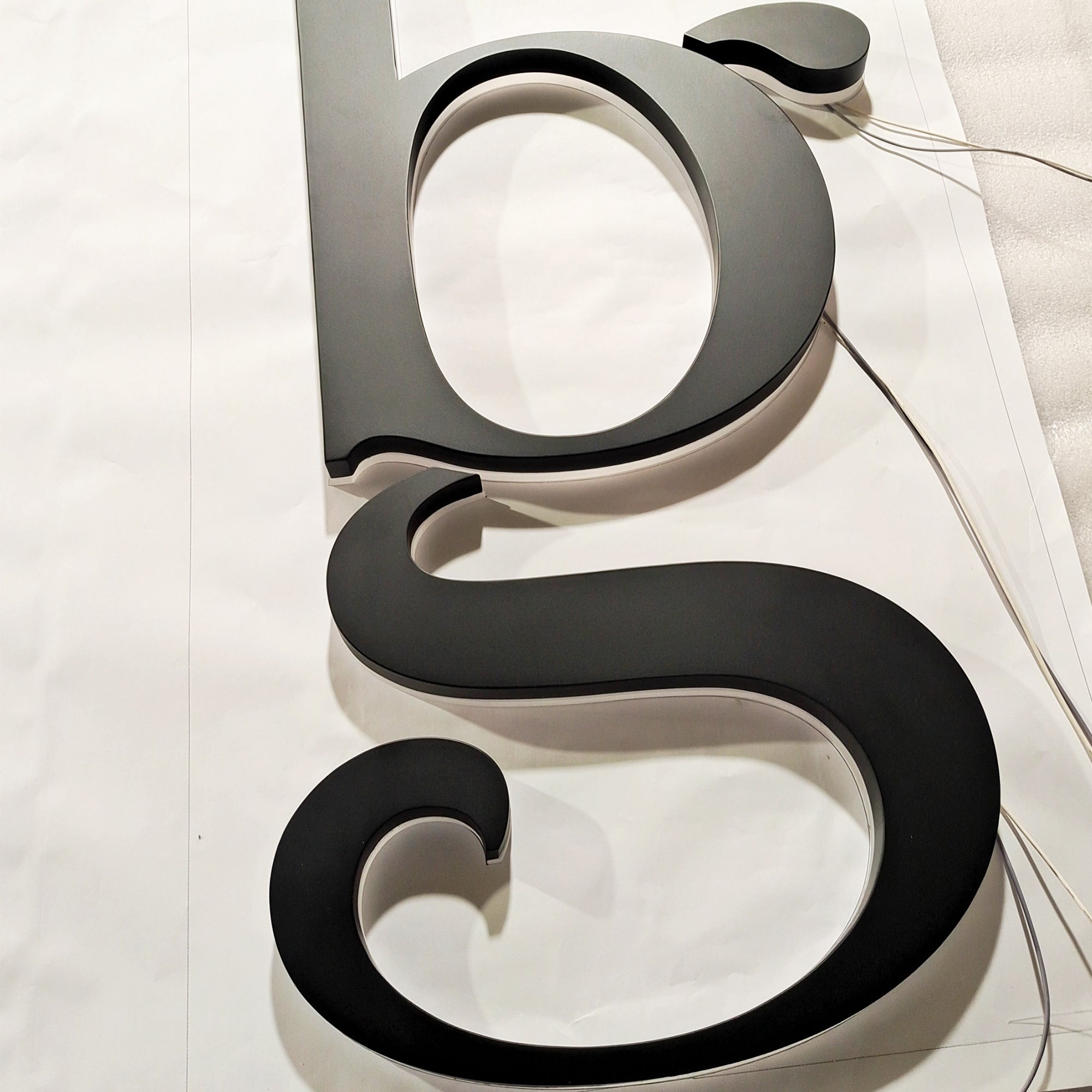 3D Illuminated Office Signs | Custom Backlit LED Logo & Business Letters for Interior Branding