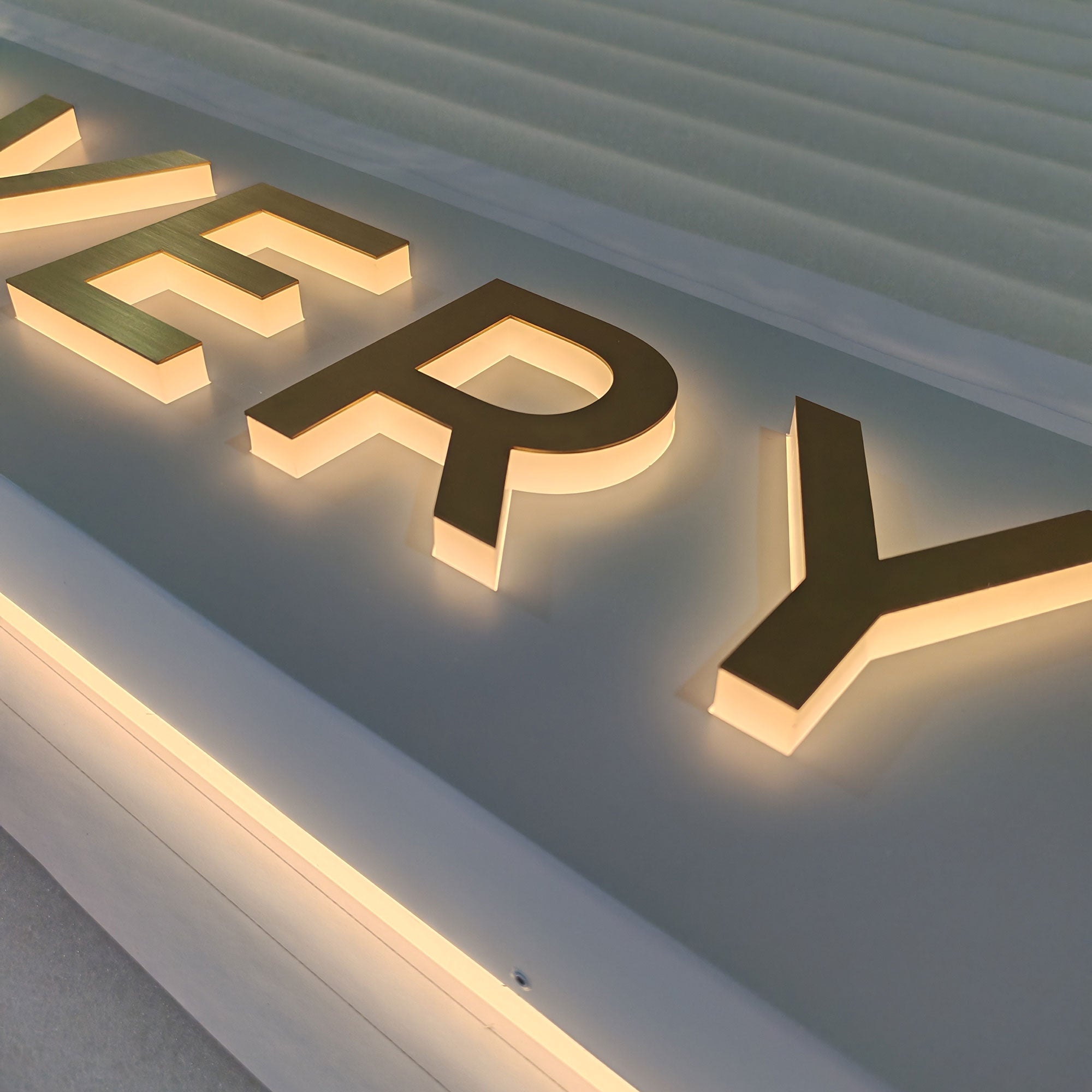 Reception Wall Lightbox,Brand Logo Display, Office Name Signs, Advertising Custom Light Box, Studio LED Sign, Company Lobby Lighted Signages Secondary image