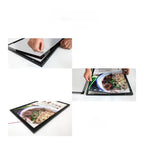 Hanging LED Ultra-Thin Light Box Aluminum Frame Poster Box Restaurant Menu Display Lightbox