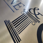 Stainless Steel Etched Signs | Custom Engraved Metal Plates for Business, Office & Outdoor Use
