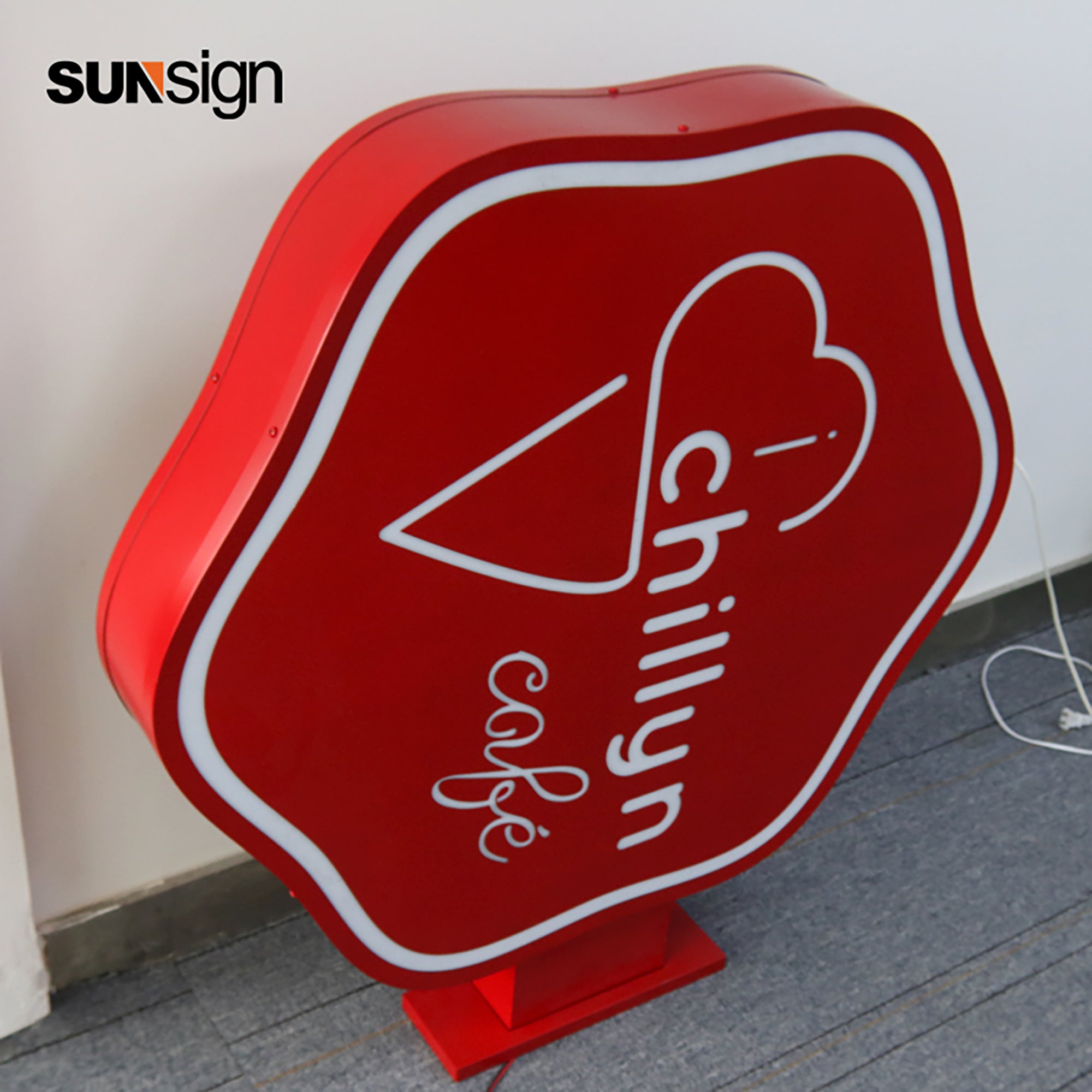 Custom Double-Sided Blade Sign LED Light Box | Hanging Outdoor Illuminated Projecting Sign for Storefront, Café, Bar, Restaurant