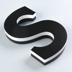 LED Acrylic Letter Sign  Acrylic Luminous Sign Letters Lit Acrylic Side Edge Lit Channel Letters Halo Glow Signage for Shops, Offices, Bars, Restaurants