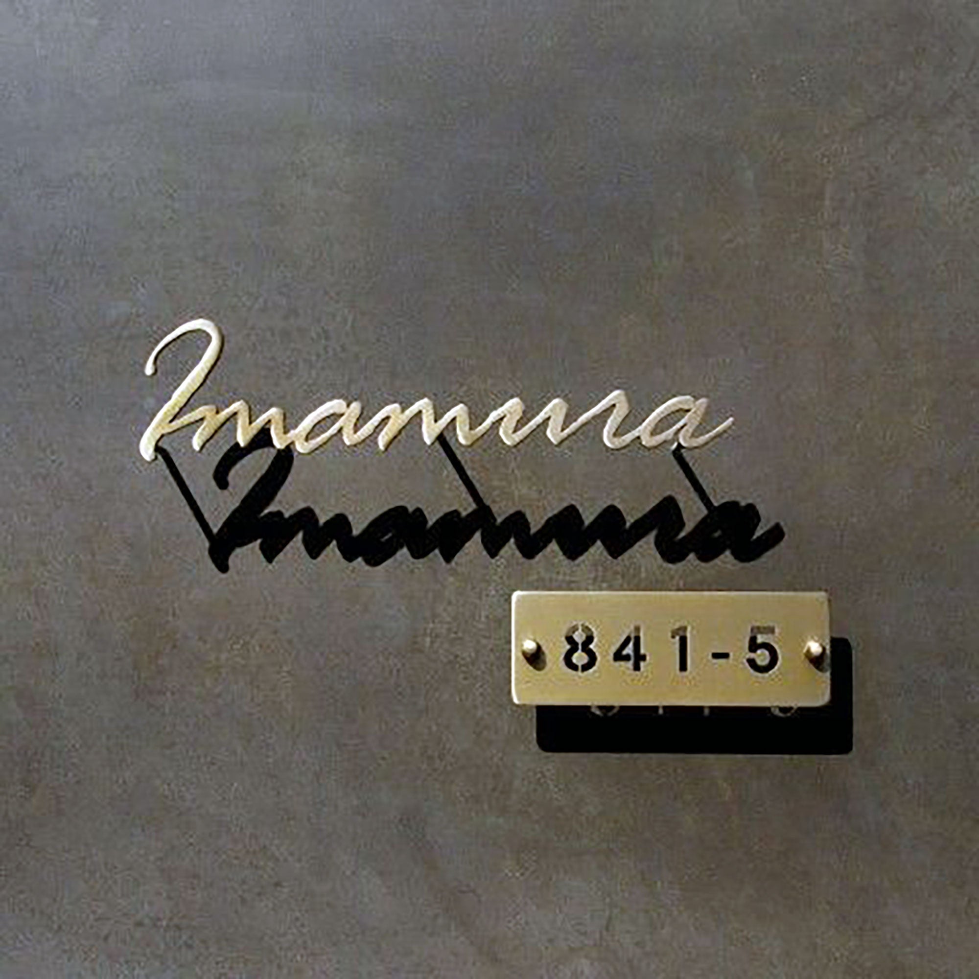 3mm 5mm 8mm solid cut bronze letters office wall stud mounted stainless steel cut letters Main image