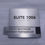 Custom Text ADA Door Sign Metal Braille Door Signs ADA Compliant Office Boardroom Directional Signage Custom Business Identification