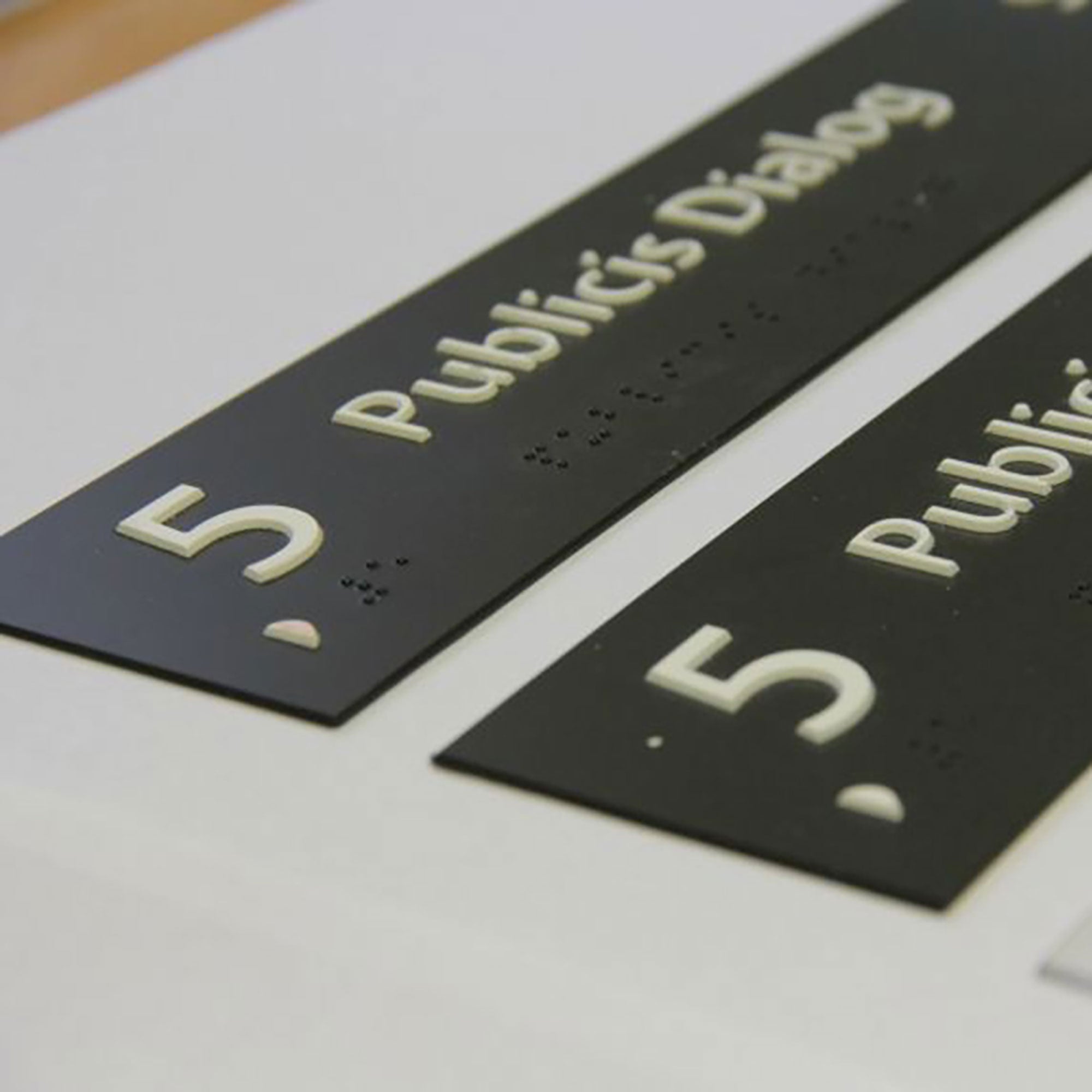Custom Braille Signs | ADA Compliant Tactile Signage for Office, Hotel & Public Spaces Main image