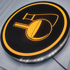 Custom Outdoor LED Lightbox Acrylic Illuminated Sign