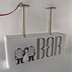 Led Light Box Signboard, Shop Front Signage, Rectangle Street Led Lighted Sign, Business Display Acrylic Light Box, Outdoor Wall Hanging Light Box