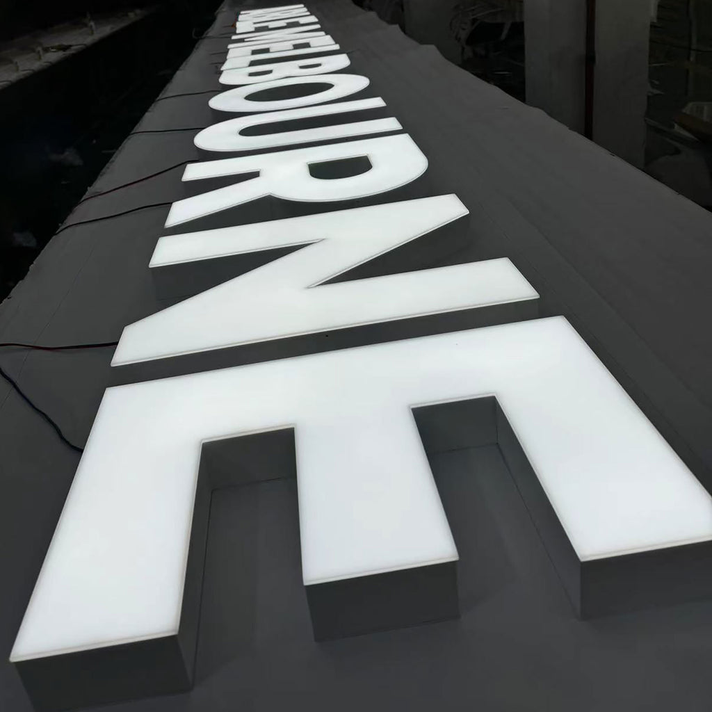 3D Frontlit Channel Letters, Custom Business Sign, Indoor Lobby sign, 3D Logo Sign, Personalized LED Signage, Custom Outdoor Signs