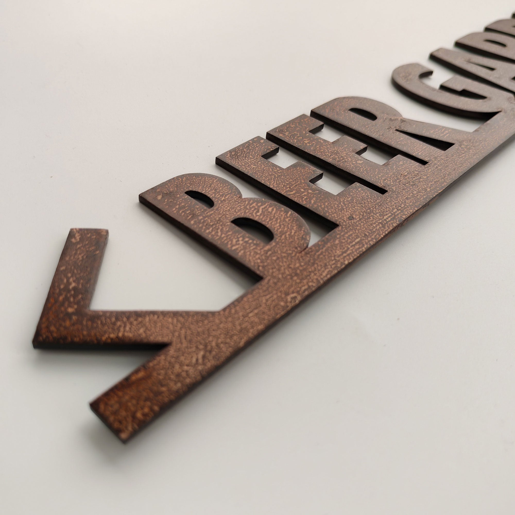 Laser Cut Metal Sign, 3D Business Logo Sign, Outdoor Metal Letters, Company Indoor Sign, Rust Metal Letters, Business Name Sign, Custom Metal Words, Metal Wall Art