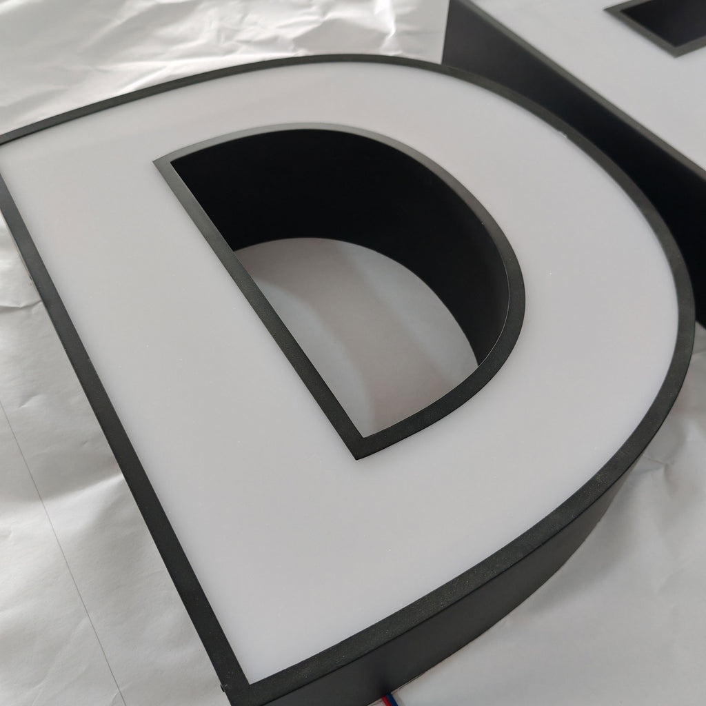 Custom Frontlit Sign, 3D Wall sign, Led Illuminated Sign, Store Front Sign, Outdoor Logo Sign, Custom Led Letters Sign