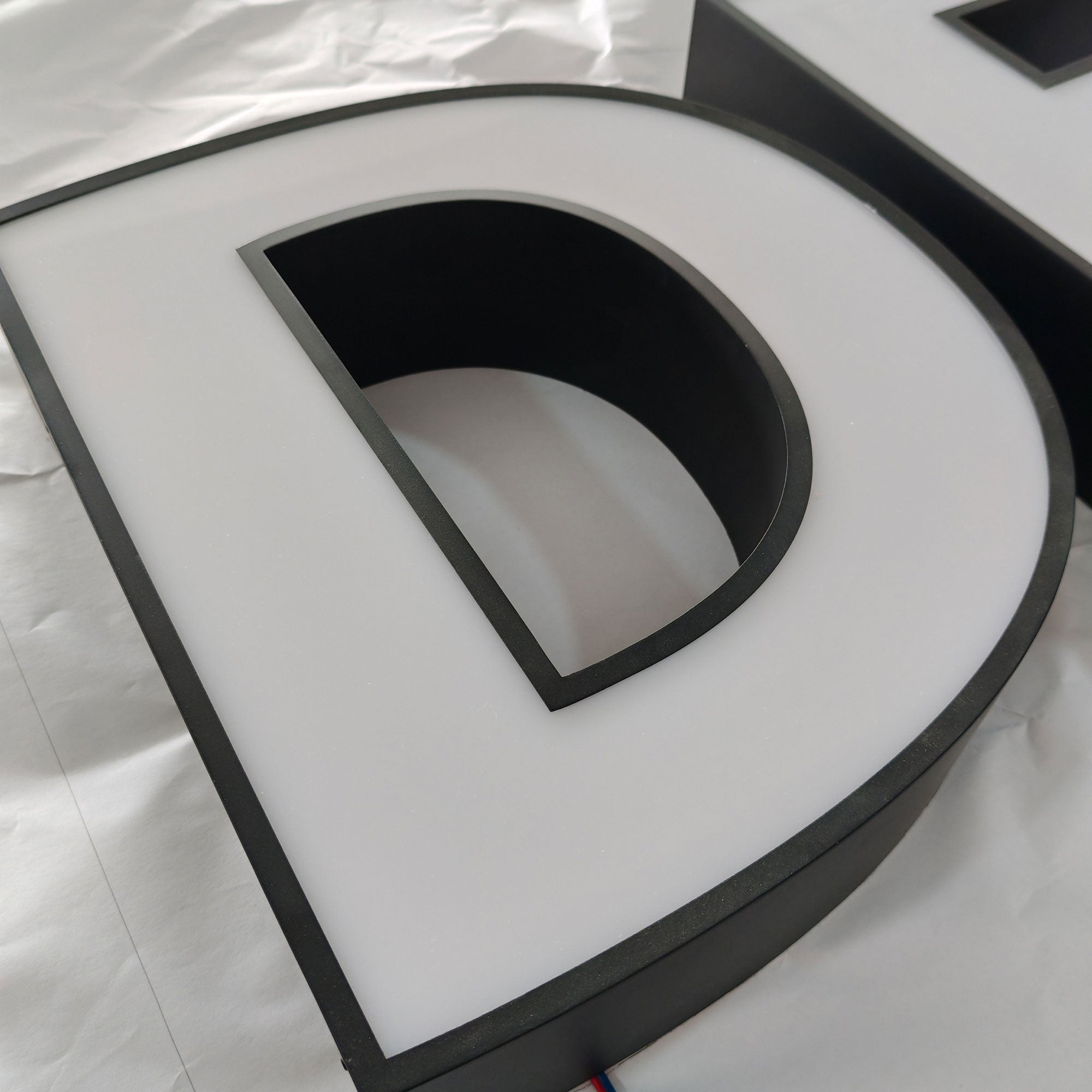 Custom Frontlit Sign, 3D Wall sign, Led Illuminated Sign, Store Front Sign, Outdoor Logo Sign, Custom Led Letters Sign