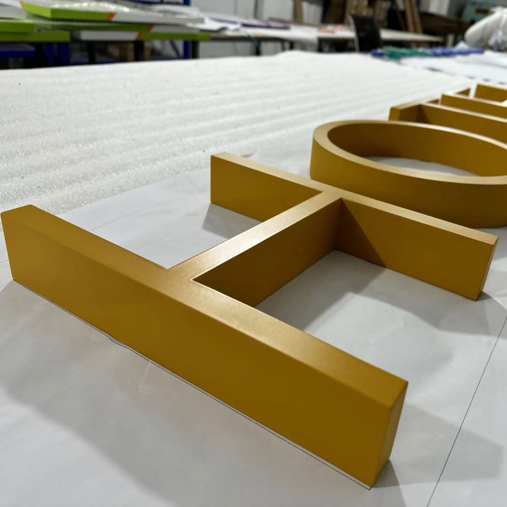 Weatherproof Aluminum Channel Letters Sign Powder Coated Shop Signboard Exterior Business Signage Main image