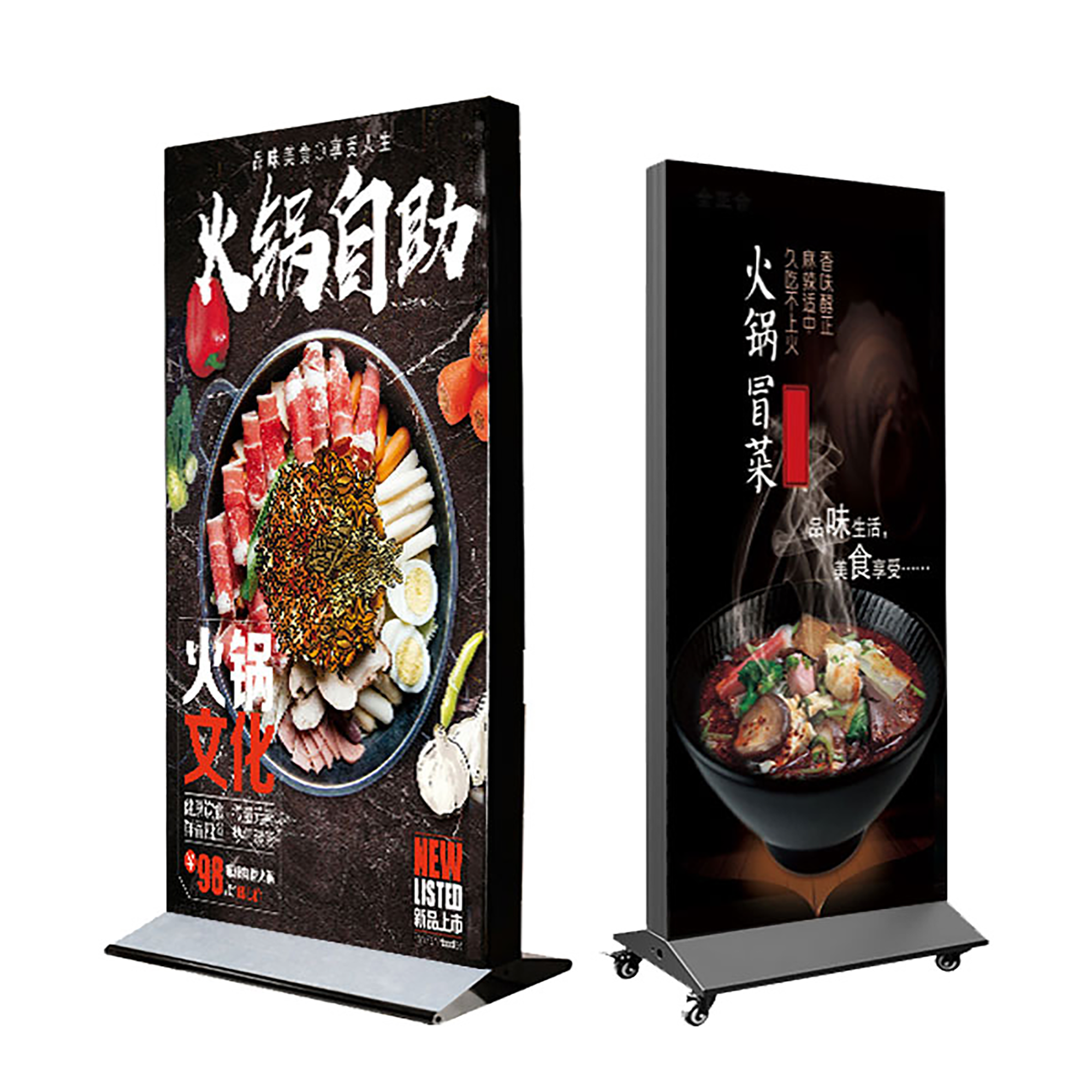 Ultra Thin LED Lightboxes – Slim, Modern, Customizable, Energy-Efficient, Indoor/Outdoor Display for Stores, Restaurants, Cafes, Exhibitions, Offices