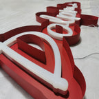 Customized Acrylic Faux Neon Letters – LED Glow Sign for Business, Shopfront, Indoor Decoration, Events & Branding