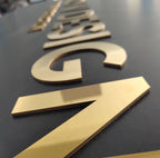 Stainless Steel Cut Out Letters | Custom Solid Metal Signs for Office, Storefront & Home Decor
