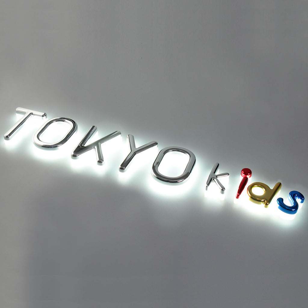 Custom Acrylic Coated Backlit LED Letters | 3D Illuminated Signage for Storefronts, Hotels, Restaurants & Offices
