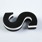 LED Acrylic Letter Sign  Acrylic Luminous Sign Letters Lit Acrylic Side Edge Lit Channel Letters Halo Glow Signage for Shops, Offices, Bars, Restaurants