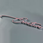 Ultra-Thin Mini Acrylic Letters | Front-Lit Slim LED Acrylic Signs | Custom Thin Line Logo Signage for Indoor Branding