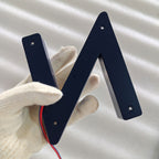 3D LED Front Lit Sign, Rimless LED Channel Letters, Face Lit Business Signage, Custom Front Illuminated Store Front Sign, Waterproof Outdoor Signage