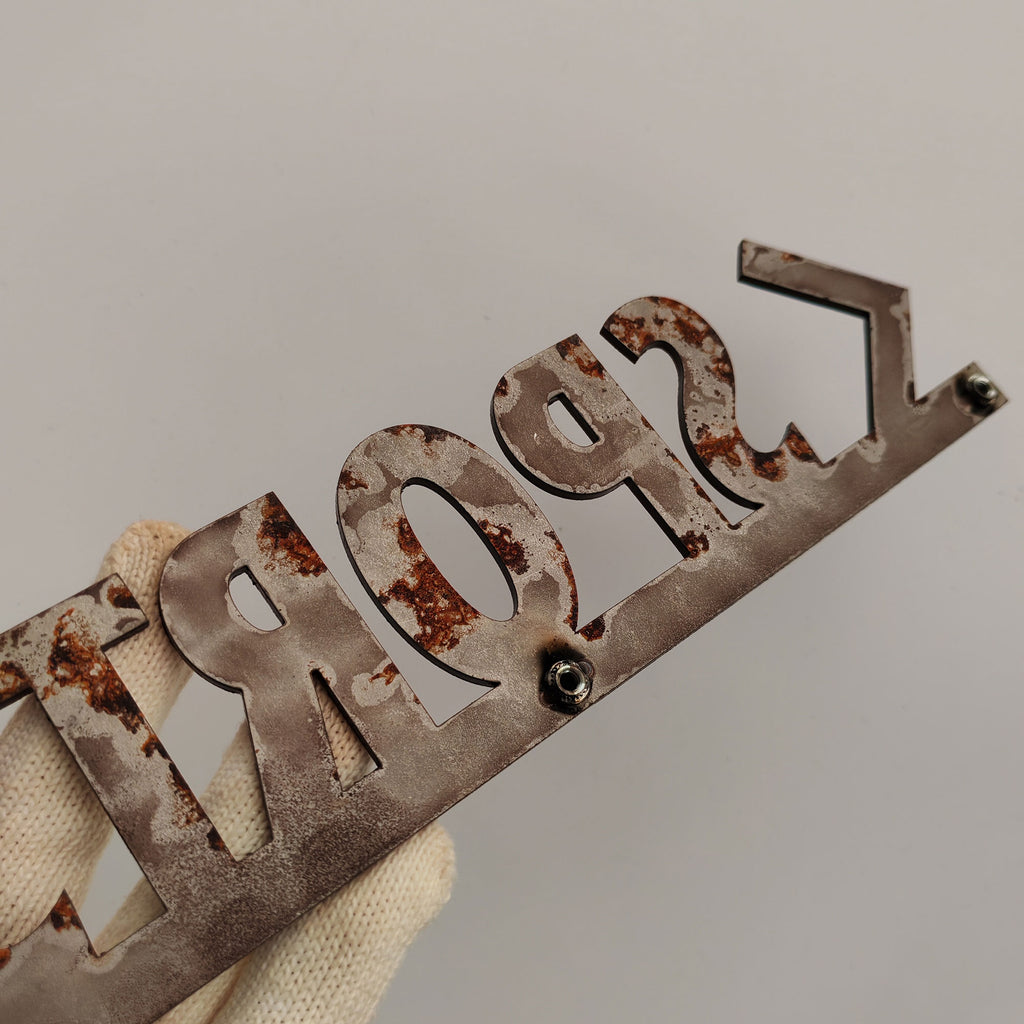 Laser Cut Metal Sign, 3D Business Logo Sign, Outdoor Metal Letters, Company Indoor Sign, Rust Metal Letters, Business Name Sign, Custom Metal Words, Metal Wall Art