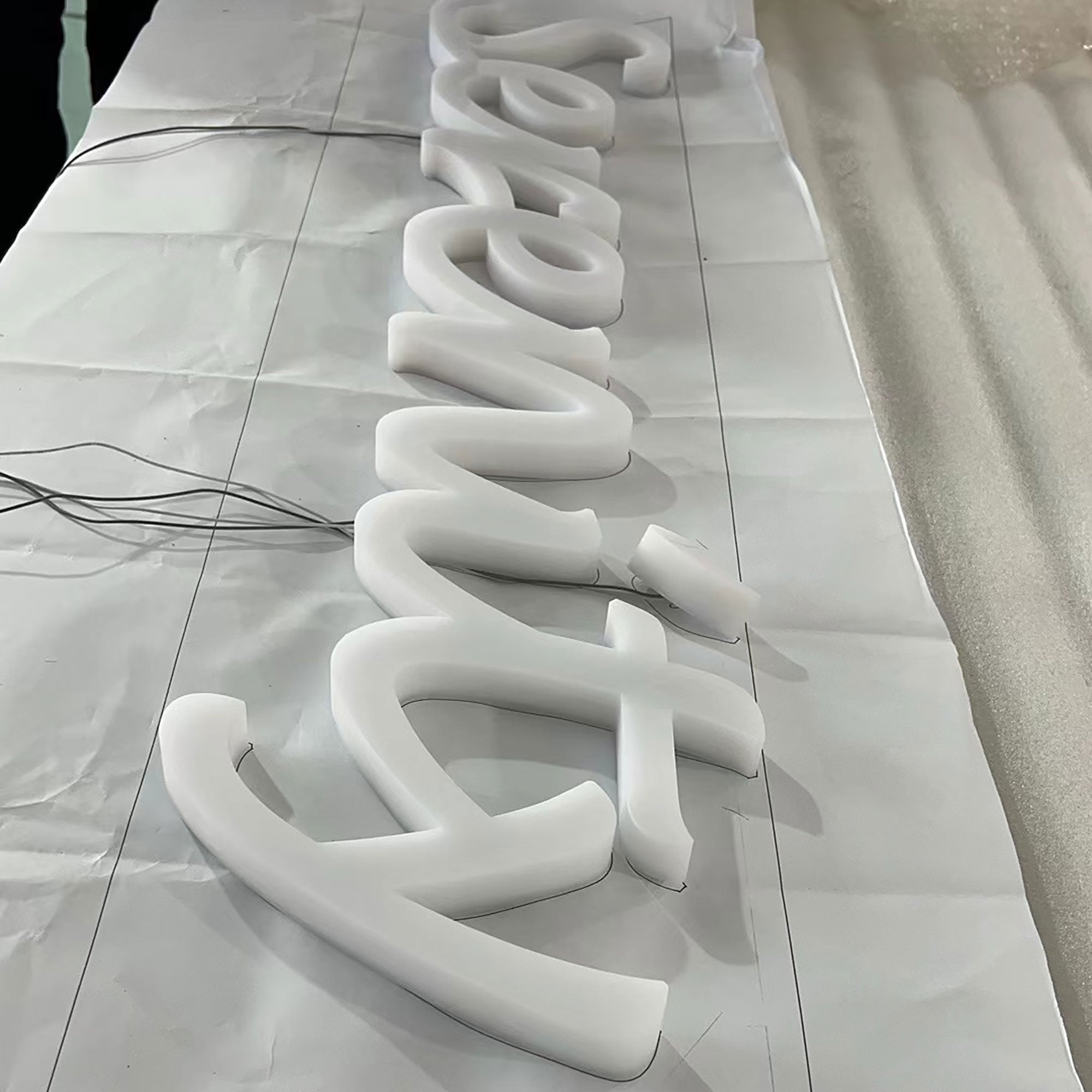 Custom Name Sign Personalized Illuminated Acrylic Sign for Company Wall Decor Led Full Lit Letters Office Name Sign