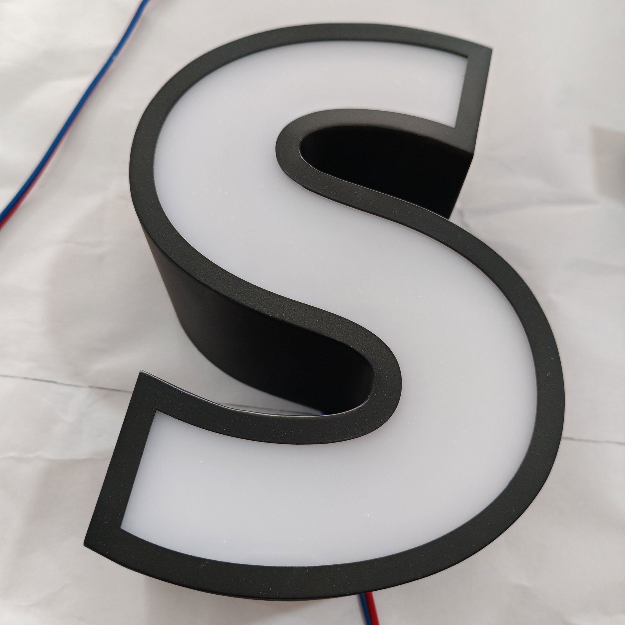 Custom Frontlit Sign, 3D Wall sign, Led Illuminated Sign, Store Front Sign, Outdoor Logo Sign, Custom Led Letters Sign Main image
