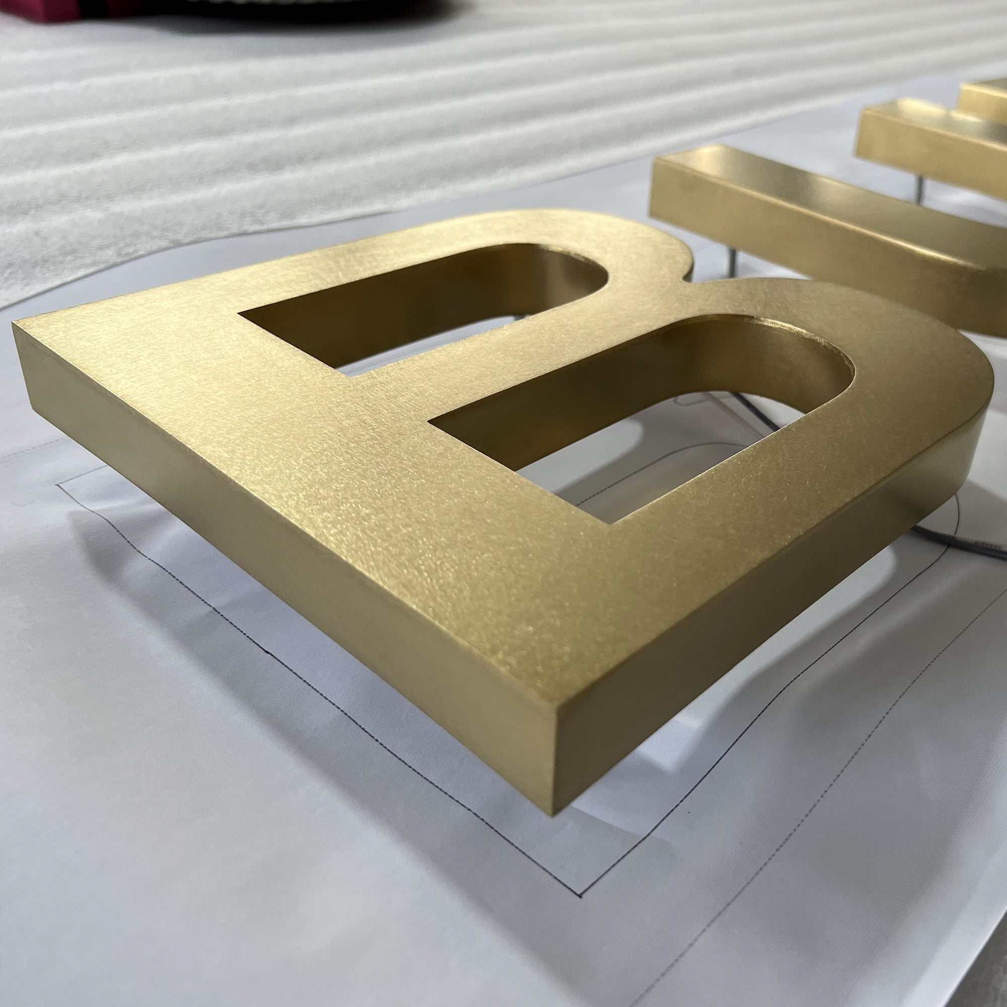 custom led backlit letters stainless steel letter sign 3d led sign aluminum sign for shop