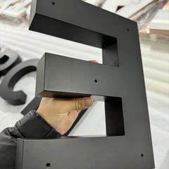 Weatherproof Aluminum Channel Letters Sign Powder Coated Shop Signboard Exterior Business Signage