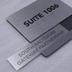 Custom Text ADA Door Sign Metal Braille Door Signs ADA Compliant Office Boardroom Directional Signage Custom Business Identification