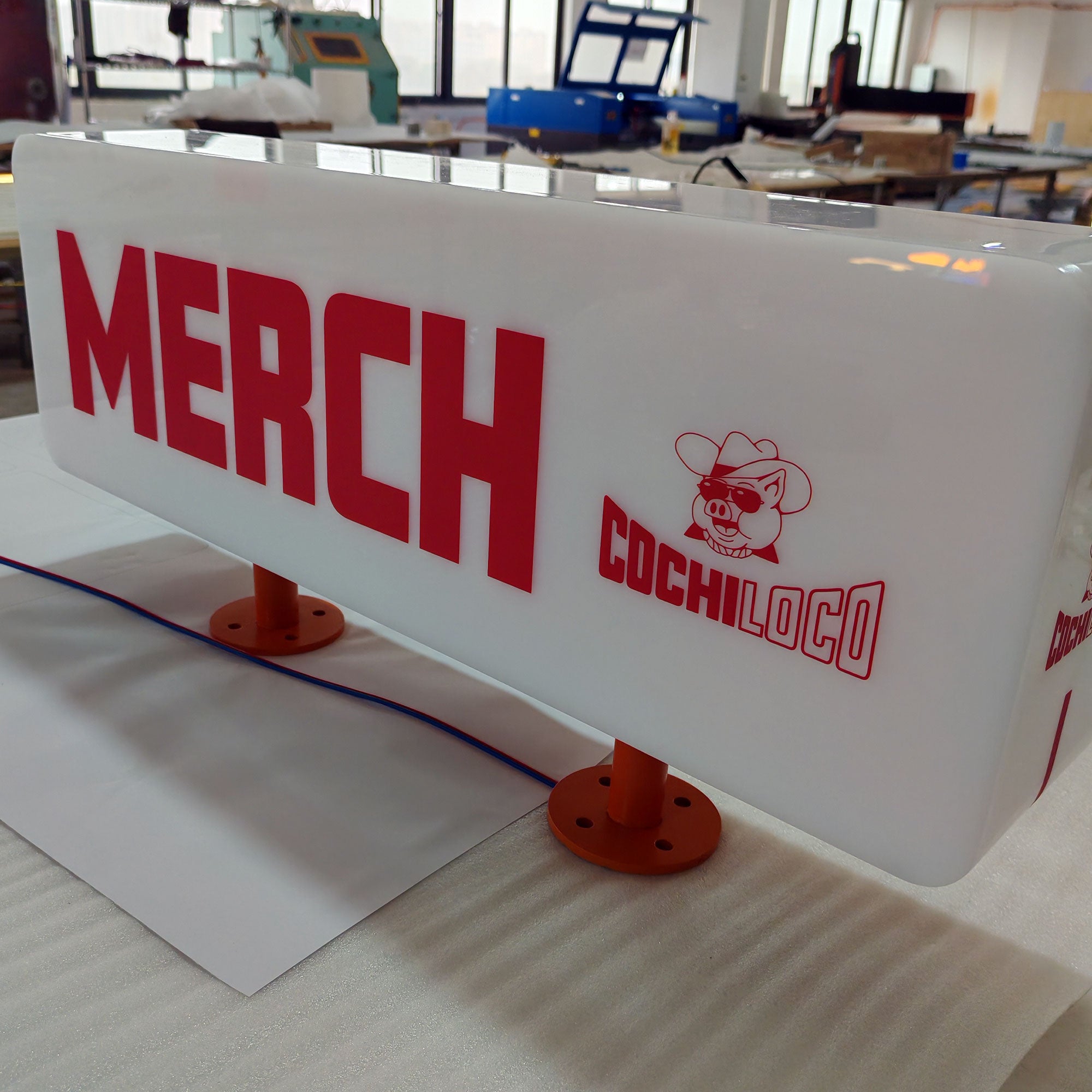 Acrylic 3D Light Sign, Custom Logo LED Display, Illuminated Business Light Box, Outdoor Advertising Display Sign, Full Illuminated Lighted Box