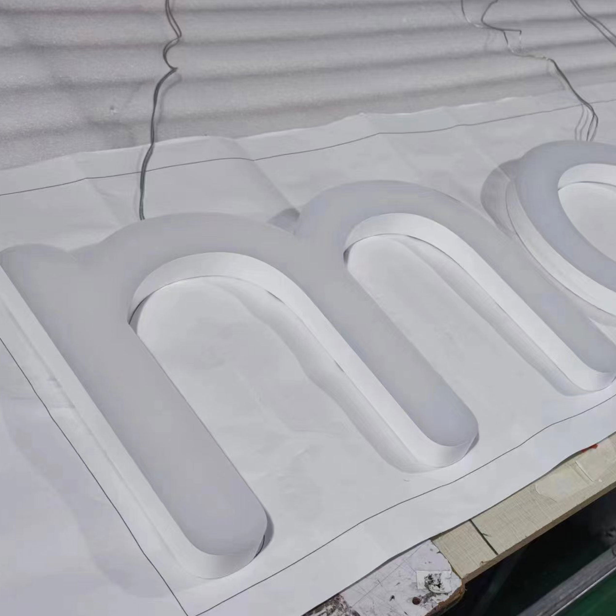 3D Acrylic Front Lit LED Channel Letters – Rimless Custom Face Illuminated Business Sign, Waterproof Outdoor Storefront Signage