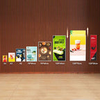 Wall Mounted LED Light Box – Space-Saving Design, Front-Lit Acrylic, Custom Sizes, Vibrant Display for Bars, Shops, Cafés