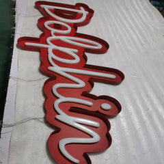 Customized Acrylic Faux Neon Letters – LED Glow Sign for Business, Shopfront, Indoor Decoration, Events & Branding
