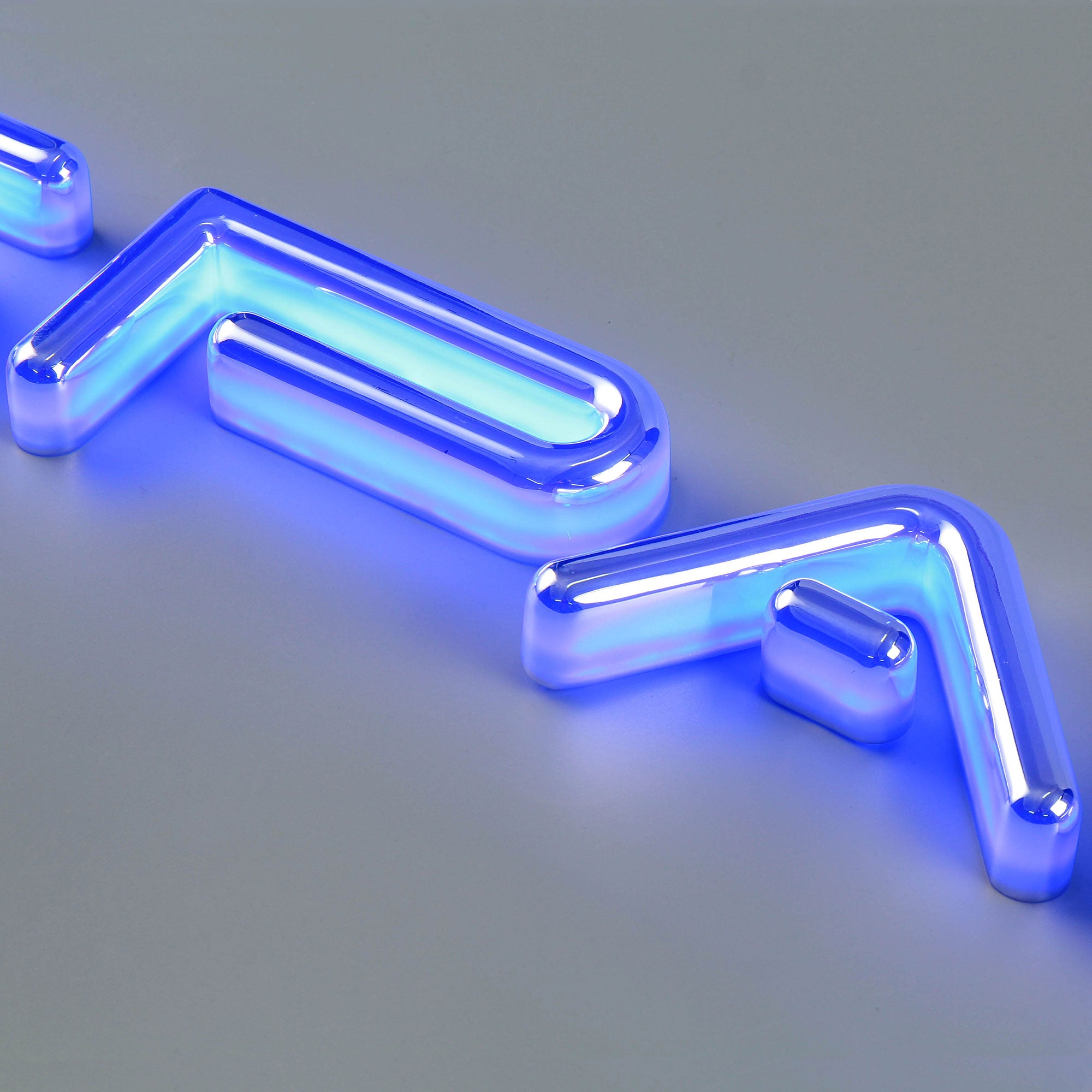 Custom Full-Lit Plated Acrylic Letters – 3D Illuminated Sign Letters with Mirror Chrome Finish for Luxury Branding