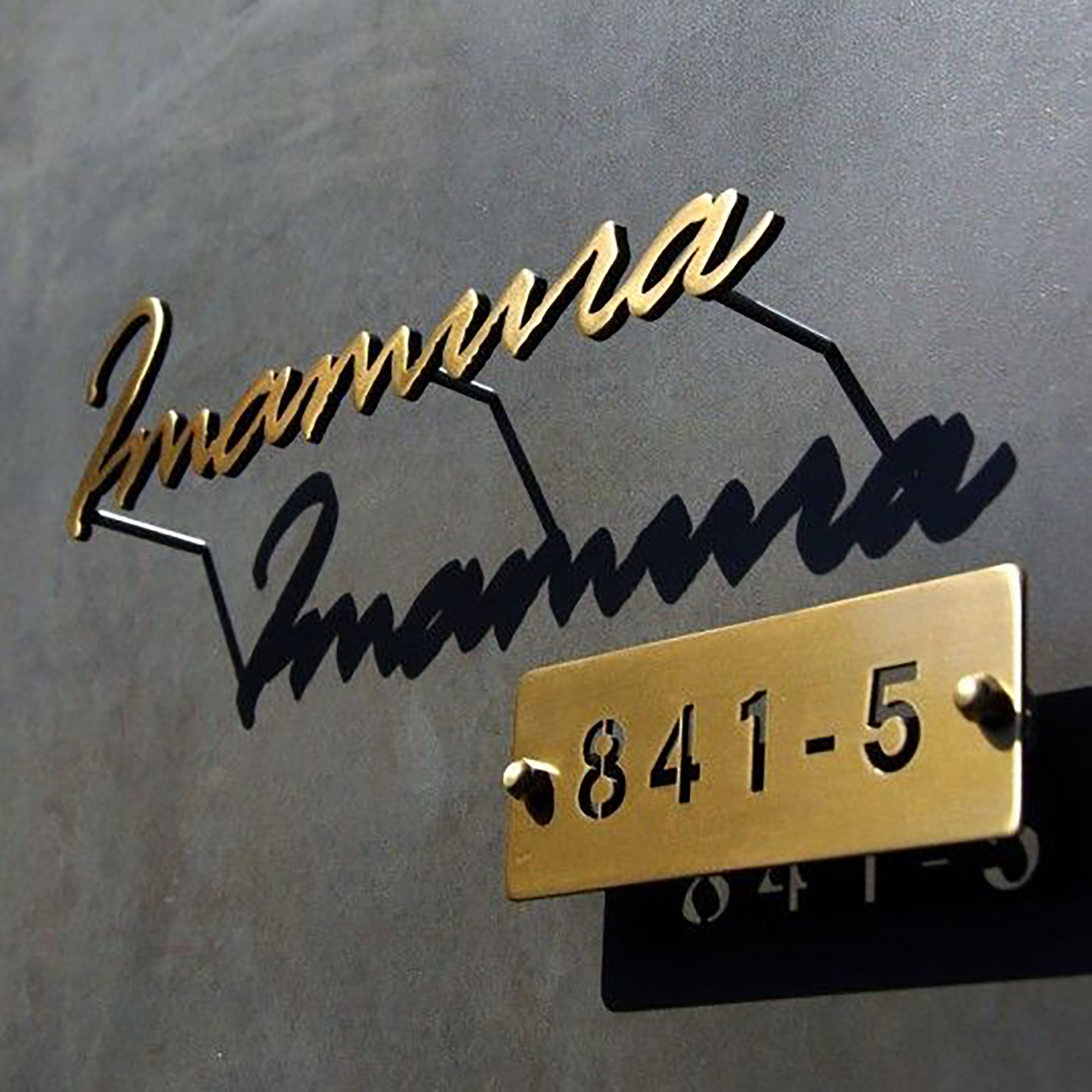 3mm 5mm 8mm solid cut bronze letters office wall stud mounted stainless steel cut letters