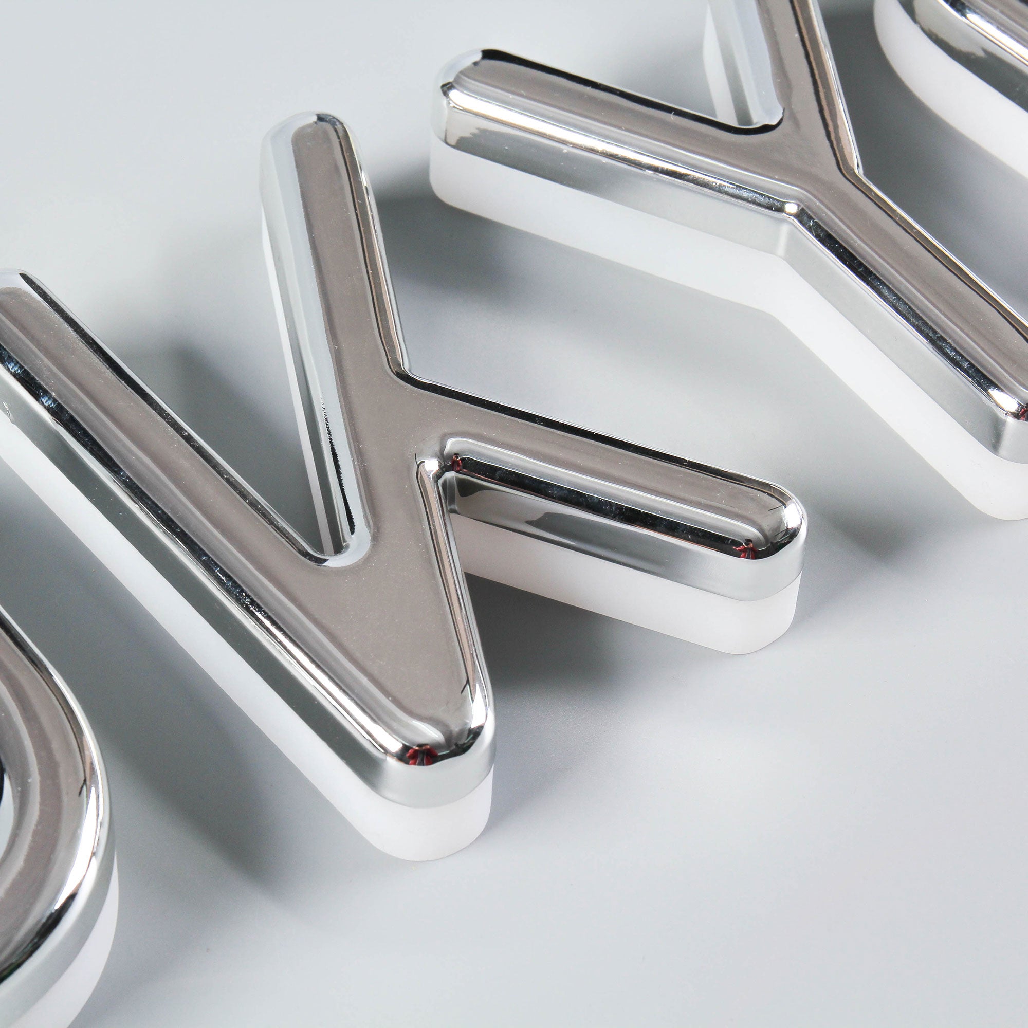 Custom Acrylic Coated Backlit LED Letters | 3D Illuminated Signage for Storefronts, Hotels, Restaurants & Offices