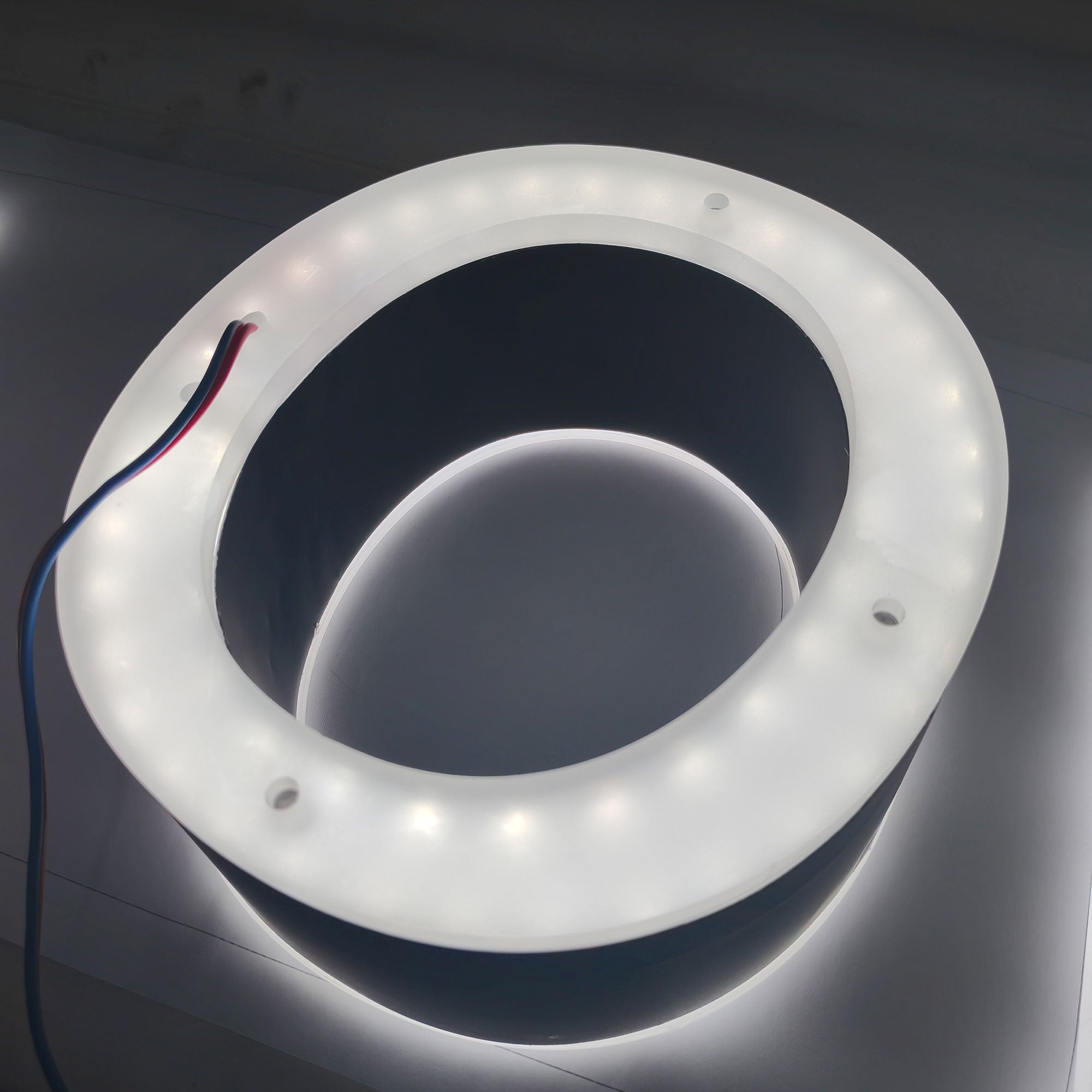 3d Backlit Sign, 3d Led Signage, Custom Outdoor Logo Sign, Custom Business Sign, Double Sided Illuminated Letters, Metal Sign Letters